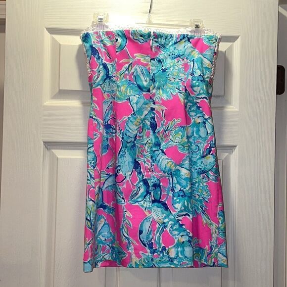 Lilly Pulitzer Brynn Lobsters in Love Dress - Picture 7 of 7